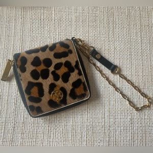 Tory Burch Leopard Bi-Fold Wallet